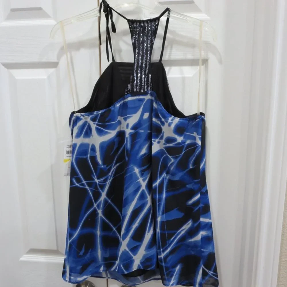 NWT Authentic Icon AI Lightning Sequin Top - Picture 3 of 3